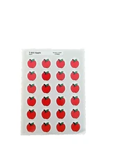 Vintage Trend Scratch 'n Sniff Apple T-933 Sticker Sheet