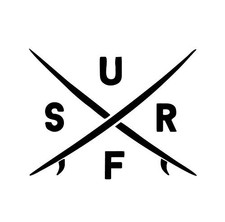 /Sliver Surf Sticker Creative Decal Vinyl Car Styling Accessories Auto Black