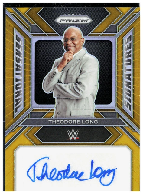 Theodore Long Sensational Signatures Auto /10 2024 Panini Prizm WWE