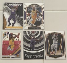 5pc LEBRON JAMES Panini Donruss Optic Basketball Card Lot Select Star Gazing