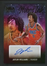 2023-24 JAYLIN WILLIAMS AUTO PANINI HOOPS INK AUTOGRAPHS