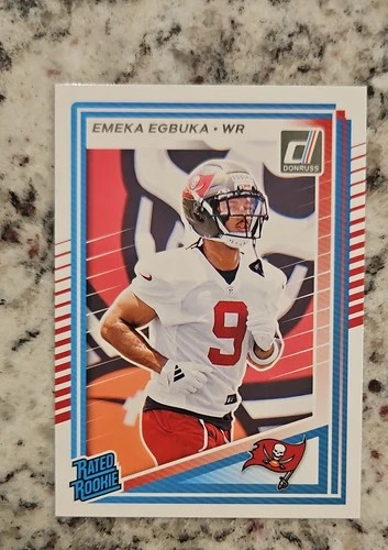 2025 Panini Donruss - Rated Rookie Emeka Egbuka #375 (RC)