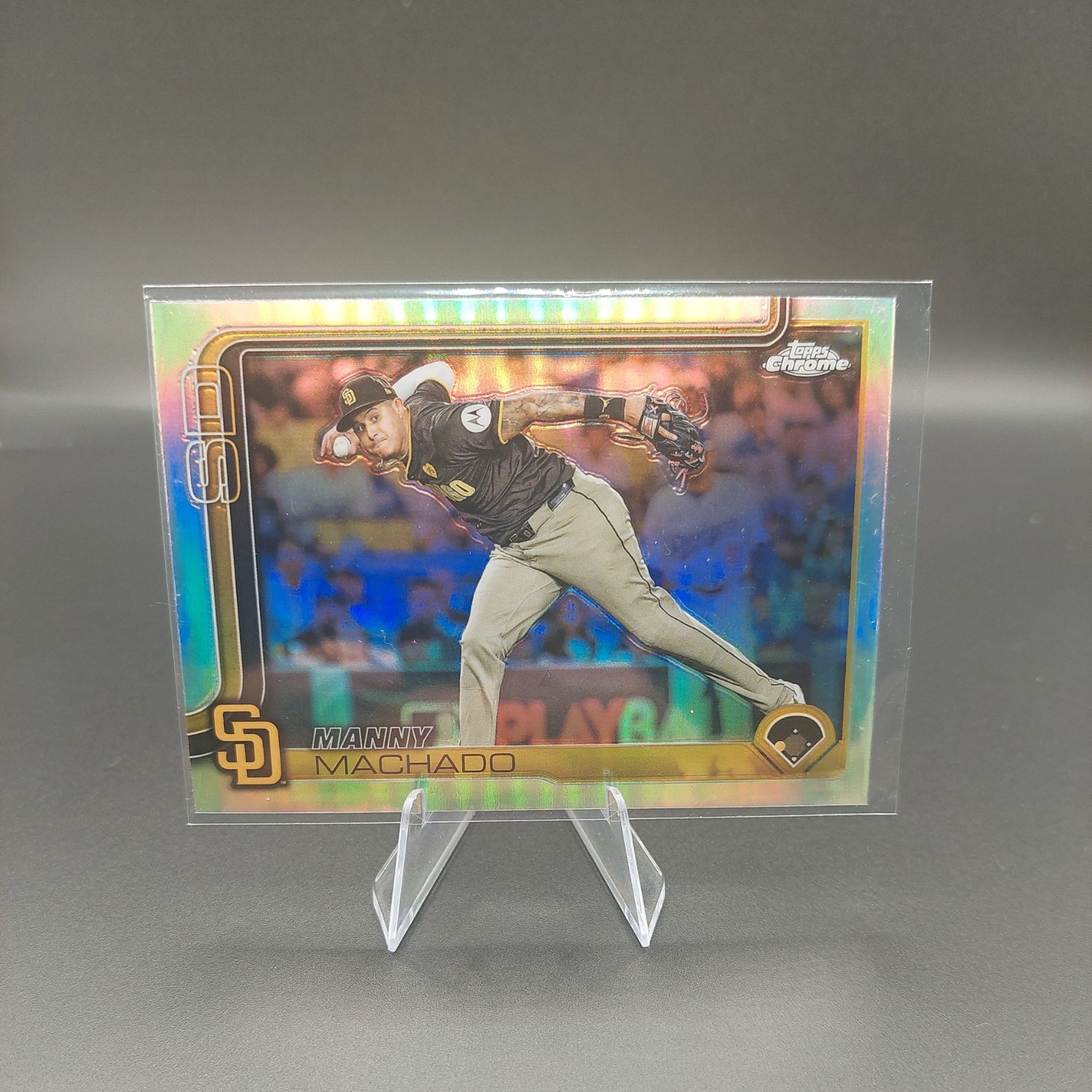 2025 Topps Chrome Image Variation Manny Machado #53 Padres