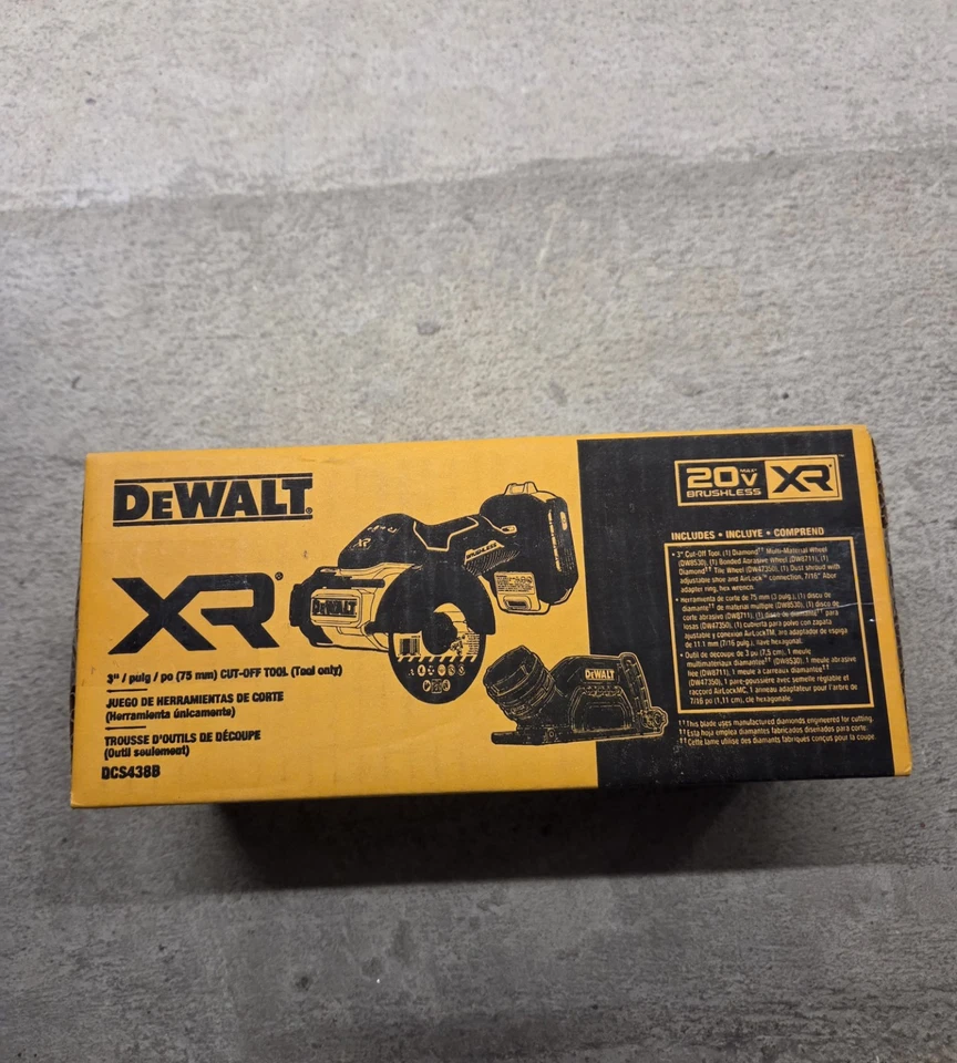 DEWALT DCS438B 20V MAX XR Cordless Brushless 3" Compact Cut-Off Tool Saw w/ LED - Image 2 of 2