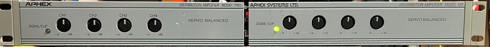 2 (two) APHEX Distribution Amplifiers Models 120A & 120 Rack mount: nice - Image 3 of 4