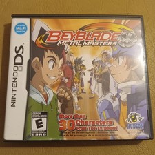 Beyblade: Metal Masters - Nintendo DS - Complete CIB w/ Manual - Tested-Working