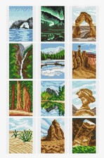National Parks Diamond Painting Craft Kit Arches Channel Island Redwoods 