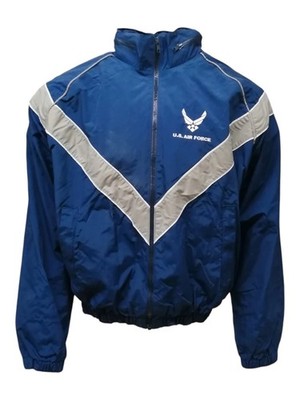 Original US Air Force PTU Jacke Windbreaker Navy Blau Military Surplus Medium