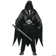 Men's Evil Knight Costume - Scary Halloween Costume Adult Outfit Cosplay Party E