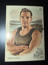 2019 TOPPS ALLEN & GINTER #169 DREW DRECHSEL AMERICAN NINJA BASE CARD NM-MT