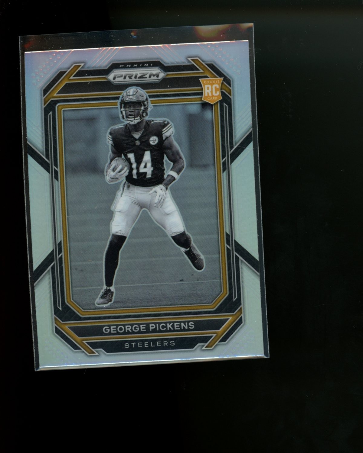 2022 Panini Prizm Variation Silver Prizm #329 George Pickens Rookie RC