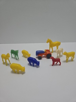 Vintage Farm Animals And Tractor