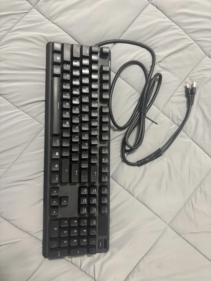 Mini teclado mecánico para juegos SteelSeries Apex Pro con cable, negro Foto 4 de 4