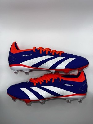 Adidas Predator 24 Pro FG Blue Red White Men's Soccer Cleats IF6330 Size 11