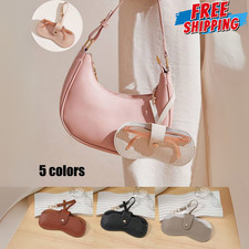 Foldable Sunglasses Case PU Leather Eyeglass Storage Box Travel Pouch Protectors