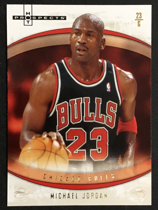 2007-08 Fleer Hot Prospects #23 Michael Jordan Chicago Bulls MINT NO RESERVE!