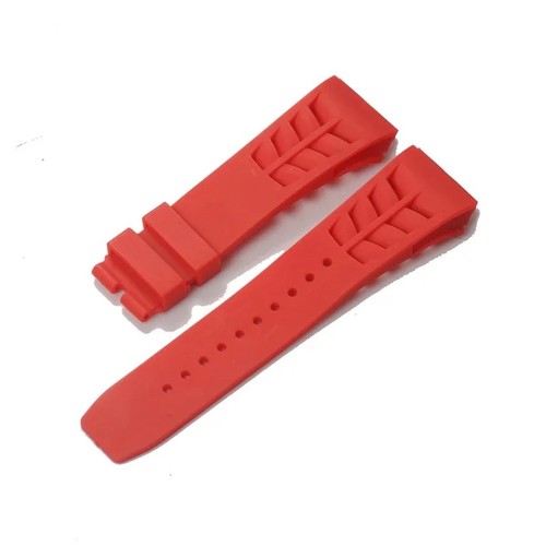 Kautschuk Uhrenarmband für Richard Mille Uhren 25 mm wasserdicht weich 5 Farben Band - Bild 16 von 19