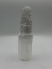 Large Selenite Tower Crystal White Gypsum Lamp Healing Stone 8-9  