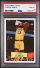 2025 Topps Living LeBron James #1 First Card in Set PSA 10 GEM MINT