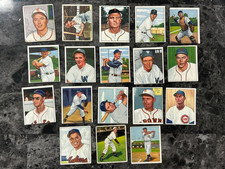 1950 Bowman Baseball Card Lot x 18 mostly EX Great Starter Group