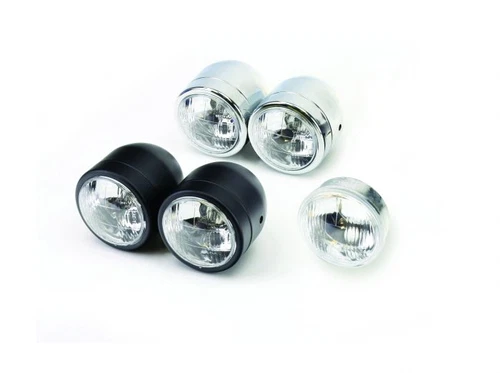 Open Box Bike-It UTV Twin Round Dominator Headlight H4 12V 60/55W