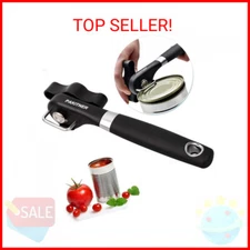 PAKITNER- Safe Cut Can Opener, Smooth Edge Can Opener - Handheld Easy Turn Knob