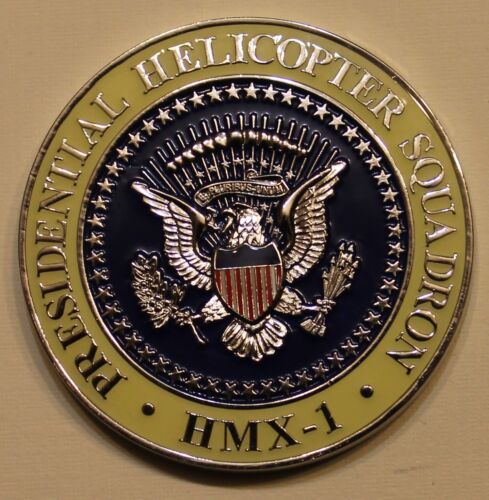 President Barack H. Obama Inauguration 2009 HMX-1 Marine One Challenge Coin - Picture 1 of 2