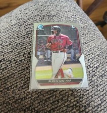 2023 Bowman Chrome Baseball Ruben Santana 1st BCP-42 Arizona Diamondbacks