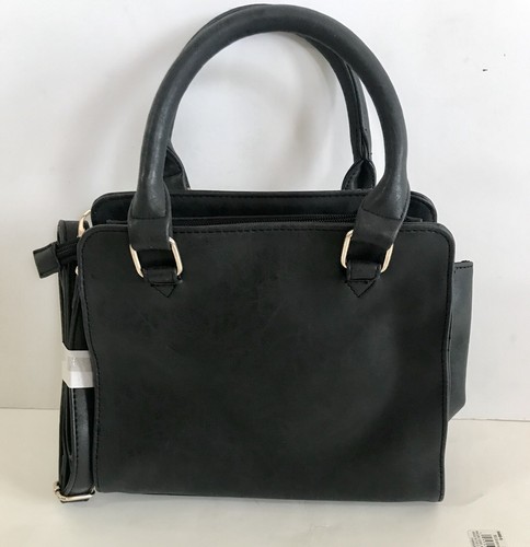 Rampage Color block Top Handle and Shoulder Bag - Ivory/ Black - $88 - Picture 3 of 5