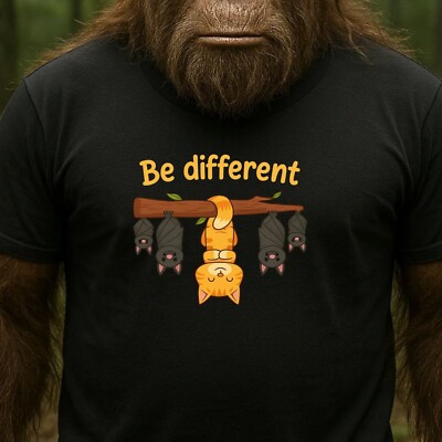 Herren T-Shirt be different Motiv Baumwolle Größe XS bis 5XL