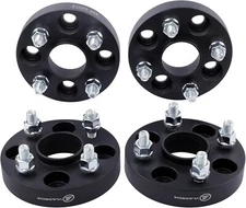 4pc 4x100 Hubcentric Wheel Spacers 1.5 Inch 12x1.5 Studs 56.1 Hub Bore for Honda