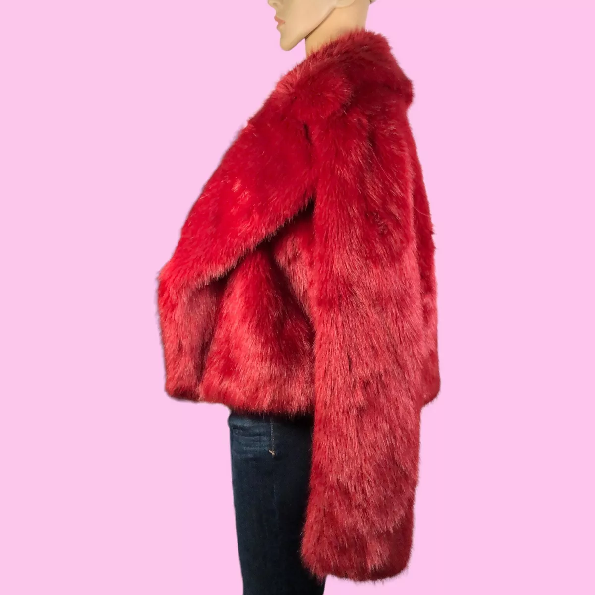 Michael kors clearance fox fur coat
