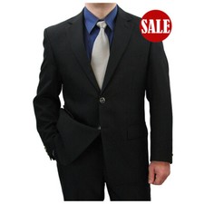 HAS TO GO  Sharp Regular-Fit Men 2-B Blazer BLACK, Size 62 Long, 129 