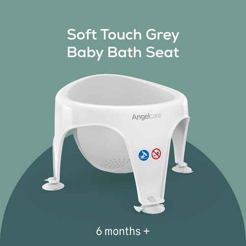 Angelcare Soft Touch GREY Bath Seat NEW 6 Months+ Same Day Despatch GREY - 第 10/12 張圖片