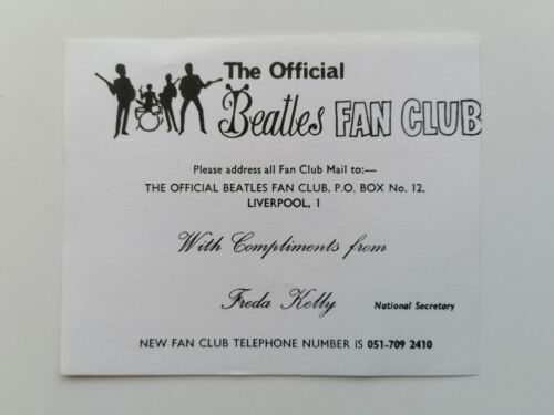 BEATLES UK 1965 FAN CLUB CHRISTMAS RECORD 1965 WITH INSERT - Picture 12 of 13