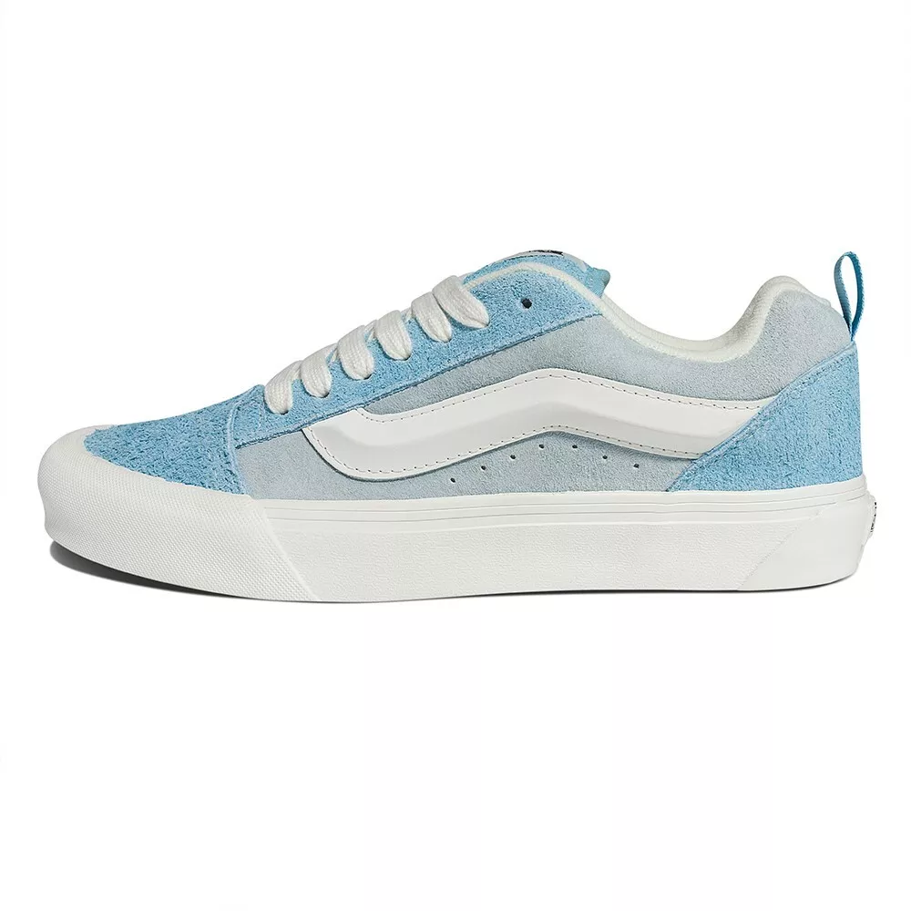 New Vans Knu Skool Hairy Suede Sky Blue Sneakers Low Top Shoes 2023
