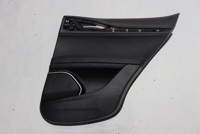 2018-2021 ALFA ROMEO STELVIO REAR RGHT SIDE DOOR PANEL TRIM COVER BLACK OEM