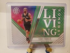🏀2020-21 Tony Parker Panini Illusions Living Legends Emerald NBA Card Spurs 14