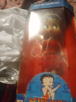 Betty Boop Precious Kids Collectible Fashion Doll NIB 2005 Red Sparkle Dress