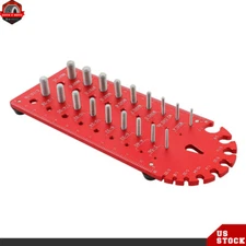 18 Hole 3/32 to 1/2 inch, Nut and Bolt Thread Checker Set