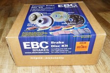 2 x EBC Brakes D038 Bremsscheiben für ALFA ROMEO Spider (115) Giulia (105)