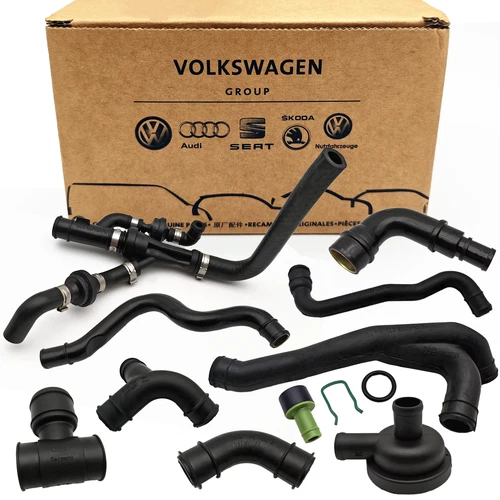 V W Kurbelgehäuse Entlüftungsschlauch Satz Original Für 1.8T Golf Aud i Skoda - Bild 1 von 12