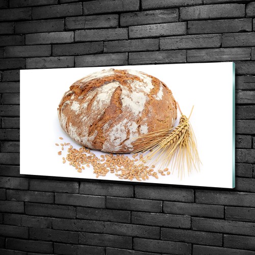 Planche à Découper En Verre Trempé TULUP - Motif Pain Et Blé - Dimensions 2x40x52 Cm