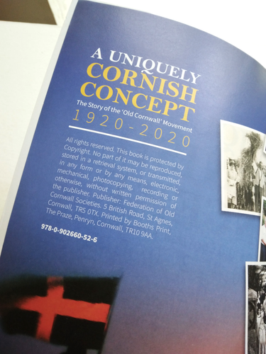 Old Cornwall Kernow Goth societies joblot A Uniquely Cornish Concept. Davey - Picture 5 of 17