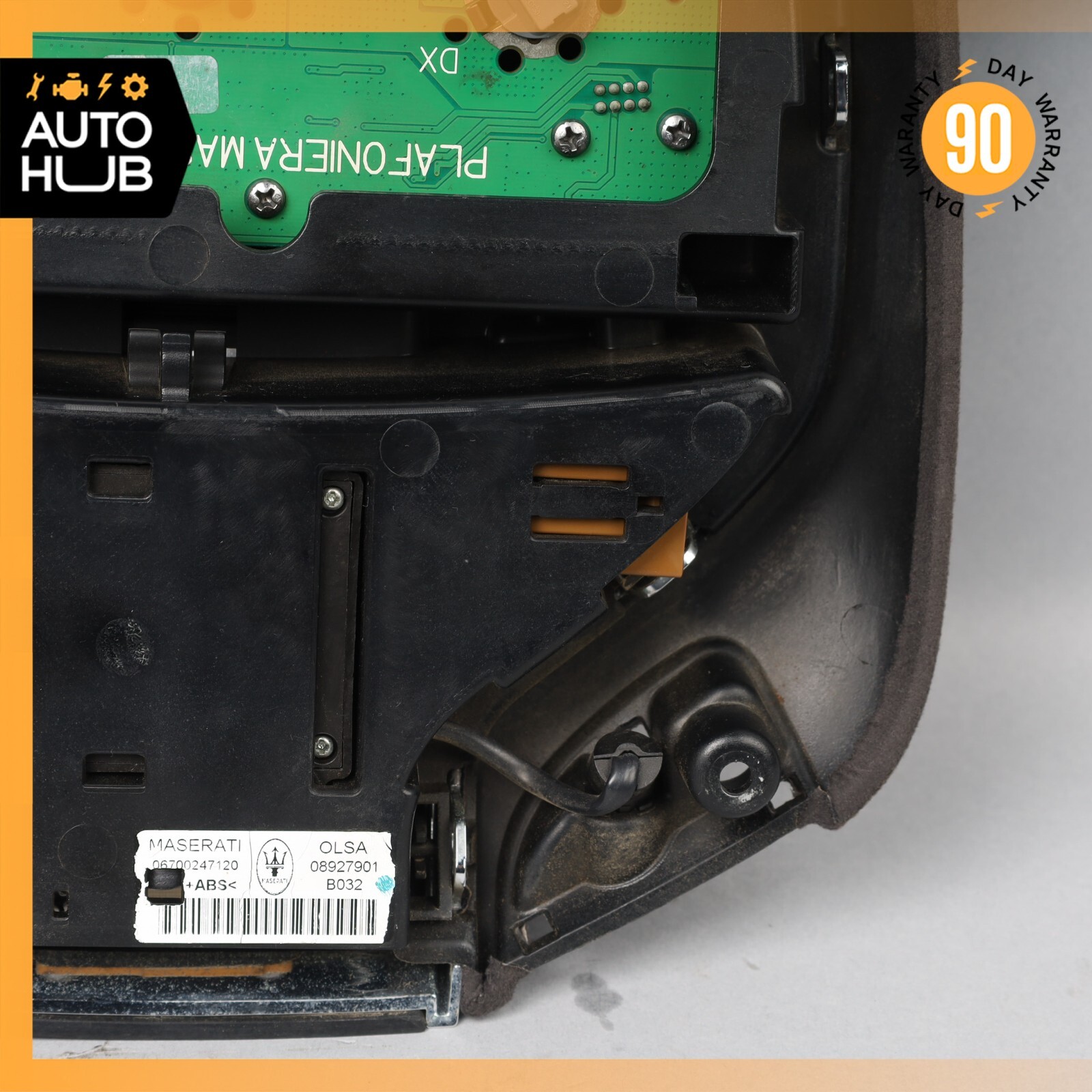 14-16 Maserati Quattroporte M156 GTS Overhead Dome Light Lamp Suede OEM