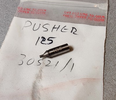 Seitz Watchmakers Jeweling #125 - 4mm Concave pusher watch tool 125 NOS