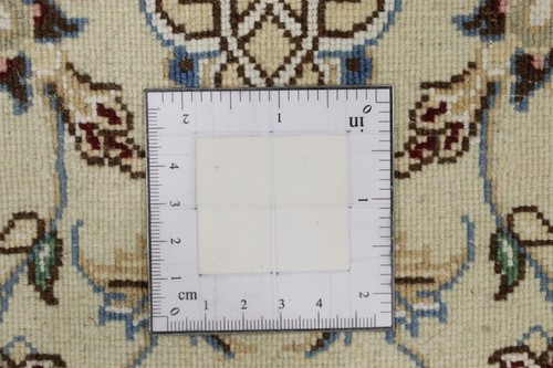Perserteppich Nain 9LA 60x90 Handgeknüpft Weiß Medaillon Orientalisch UNIKAT 109 - Picture 6 of 6