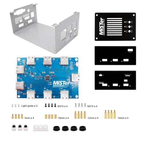 Metal Cases For Mister FPGA Kit Suit For DE10-Nano Main Board/v6.1 I/O Board And - Picture 8 of 8