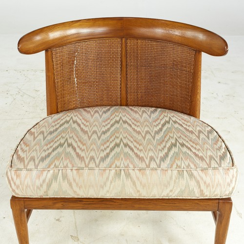 John Lubberts & Lambert Mulder - Tomlinson MCM Cane, Walnut Slipper Chairs–Pair - Picture 12 of 12