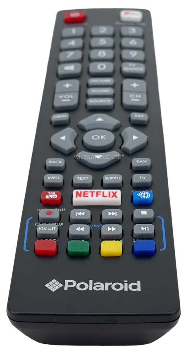 RC43139P Ersatz-Fernbedienung -VINABTY-Fit Für Polaroid 4K HDR LED Smart TV Fernbedienung P32RD0667AB P49FP0118A P43UPA2029A P43UPA2019A P49UPA2029A P50FP0118A P55UPA2029A